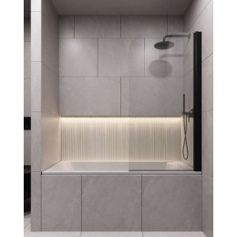 Шторка для ванны поворотная на монопетле, 1400*800, стекло прозрачное 6 мм, Timo TCM-80/03C-6 (T28)