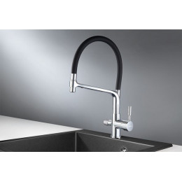 Смеситель для кухни GRANULA (0075, ХРОМ)