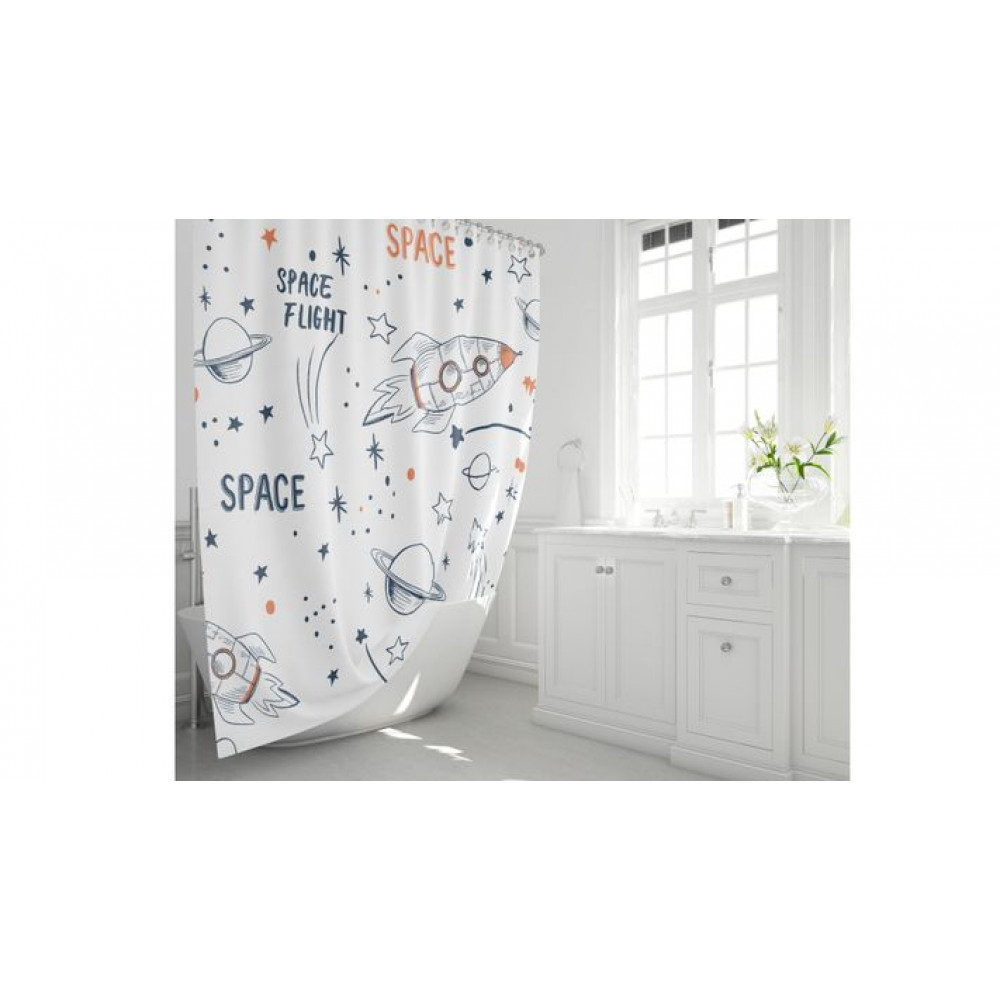 Штора для ванной Fixsen Design  Space (FX-2508)