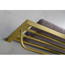 Полка для полотенец Timo Selene золото матовое (17058/17)