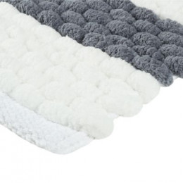 Коврик для ванной 1-ый Fixsen AMBER, mix (синий+красный+белый), 50х80см (FX-8040X)