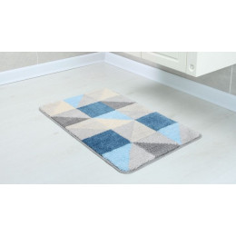 Коврик для ванной Fixsen Visa 1-ый серо-голубой, 50х80см (FX-5005X)