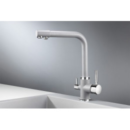 Смеситель для кухни GRANULA (2015, АЛЮМИНИУМ)