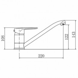 Смеситель для кухни FASHUN (A4204)