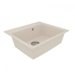 Кухонная мойка Lemark HANKA 570 врезная прямоугольная из кварцгранита цвет: Шампань  (9910018)