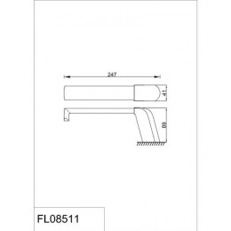 Полотенцедержатель RUSH Flores (FL08511)
