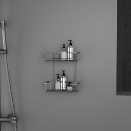 Полка двойная Timo Saona черное золото (13083/18)