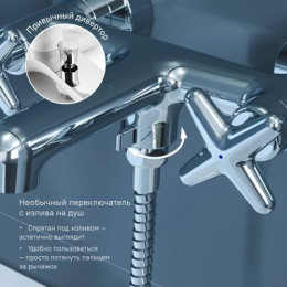 Смеситель для ванны IDDIS Acros (ACRSB02i02WA)