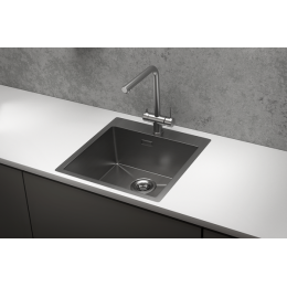 Кухонная мойка GRANULA (5151, СТАЛЬ САТИН)
