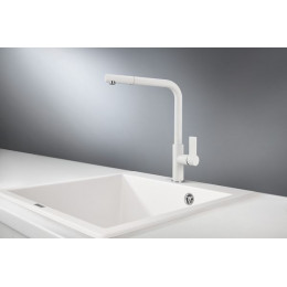 Смеситель для кухни GRANULA (2502, АРКТИК (БЕЛЫЙ))