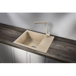 Кухонная мойка GRANULA (6002, ПЕСОК)