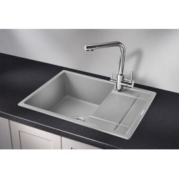 Кухонная мойка GRANULA (6501, АЛЮМИНИУМ)