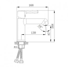 Смеситель для раковины Haiba (HB10814-7)