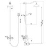 Душевая программа для ванны Lemark Villa (LM4862B)