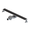 Душевой лоток Premium Linear 60см, нерж.сталь черный