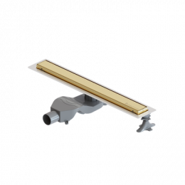 Душевой лоток Premium Linear 60см, нерж.сталь ЗОЛОТО