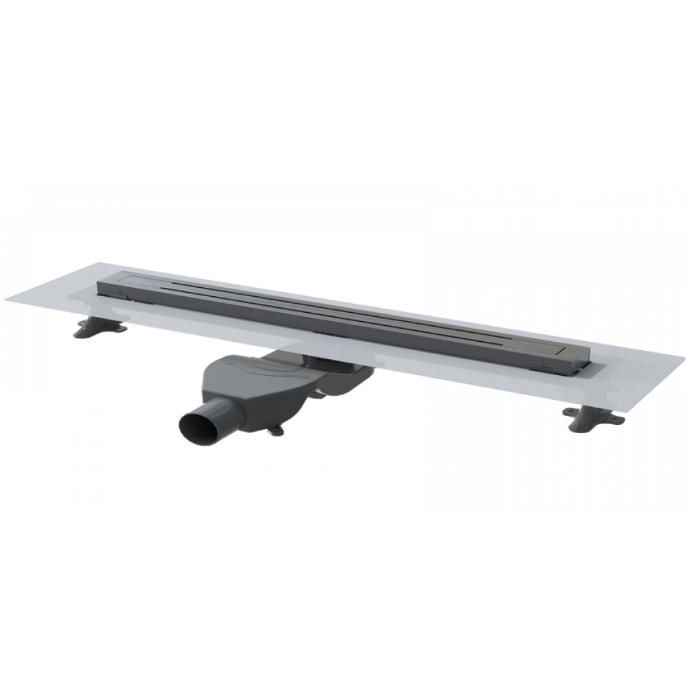 Душевой лоток Premium Trendy 80см, нерж.сталь GUN METAL