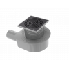 Душевой трап SMART DESIGN 15x15 cm, нерж.сталь ЧЕРНЫЙ