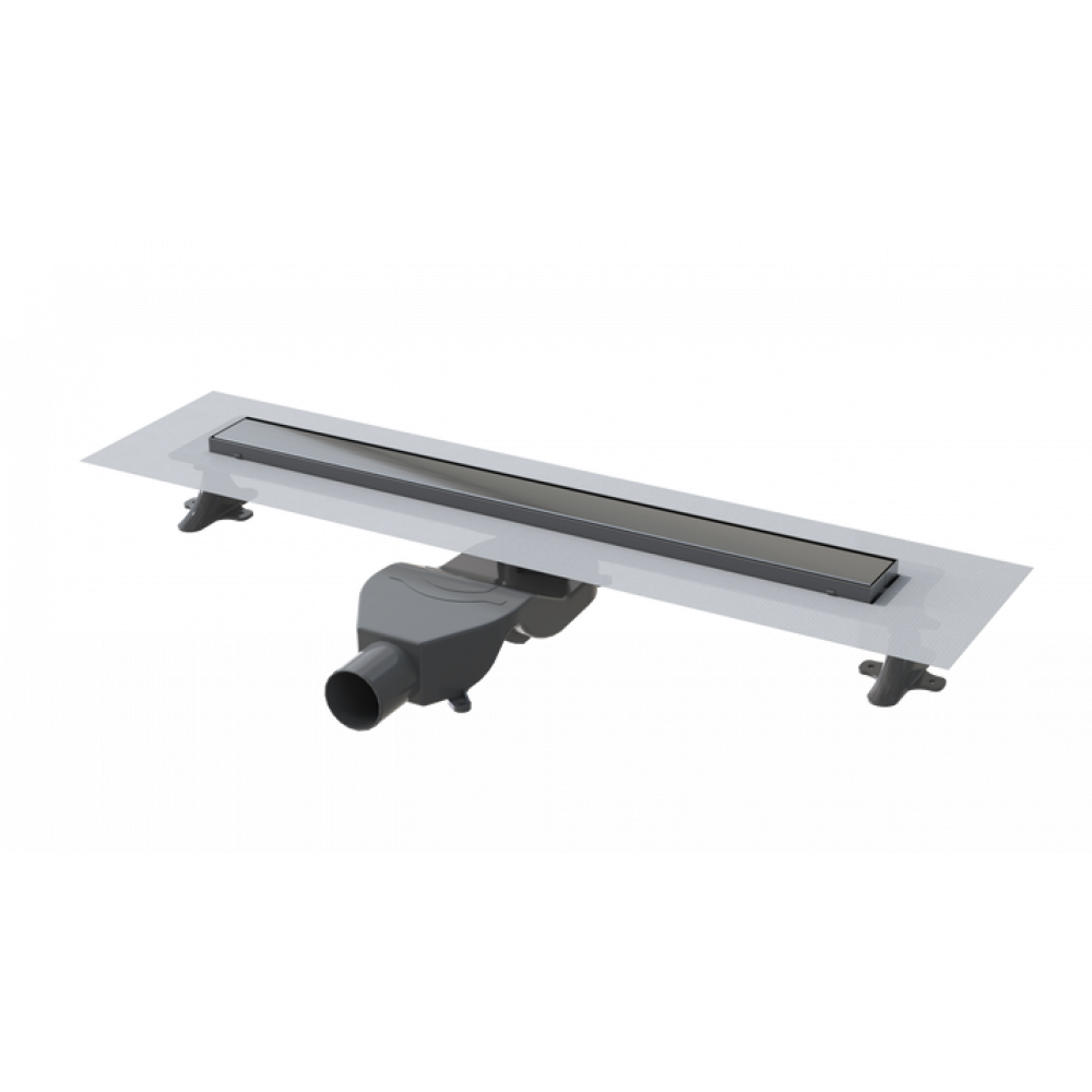 Душевой лоток Premium Linear 60см, нерж.сталь GUN METAL