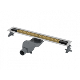 Душевой лоток B&T INFINITY 80см, нерж.сталь МАТ. ЗОЛОТО