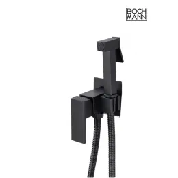 Душ RESIA B CK-P11B гигиенический со смесителем из латуни BOCH MANN, с шлангом 120 см, цвет ЧЕРНЫЙ