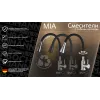 Cмеситель MIA BN из нержавеющей стали для кухни  BOCH MANN, с гибким изливом, цвет МАТОВЫЙ НИКЕЛЬ