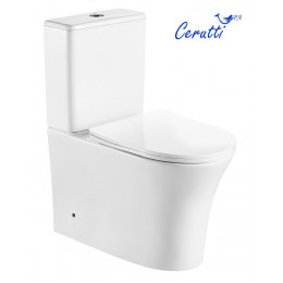 Унитаз ADIGE напольный безободковый Ceruttispa CT7836 (620х365х820)