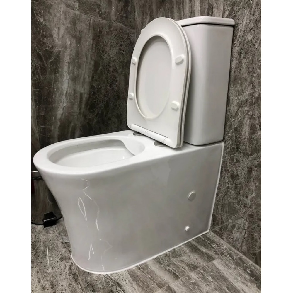 Унитаз ADIGE напольный безободковый Ceruttispa CT7836 (620х365х820)