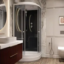 Кабина CM86  душевая PARLY (85x85х215)