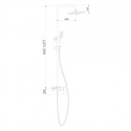 Душевая стойка MIMI, BOCH MANN BM8602