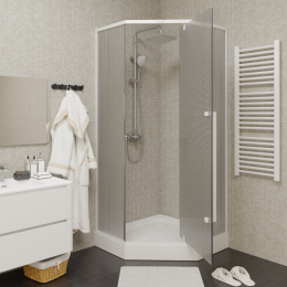 Ограждение C3AWD душевое Ceruttispa без поддона (90x90x195)