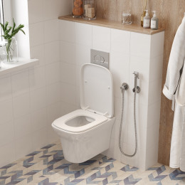 Унитаз AMI Aria подвесной безободковый Ceruttispa CT8780 (500x360x350)