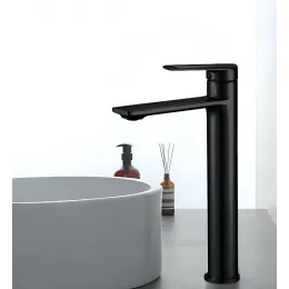 Смеситель MIMI XLB для раковин, BOCH MANN BM9190 высокий, ЧЕРНЫЙ матовый