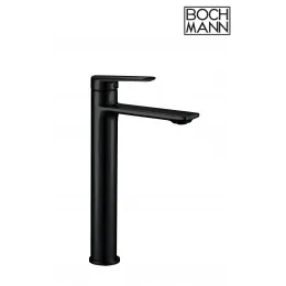 Смеситель MIMI XLB для раковин, BOCH MANN BM9190 высокий, ЧЕРНЫЙ матовый