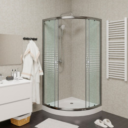 Уголок Z9111 душевой PARLY  с поддоном (90х90х190)