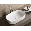 Раковина CR0045 накладная, белая, прямоугольная 590х370х130 Ceruttispa