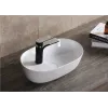Раковина CR0050 накладная, белая, овальная, под смеситель 420х270х135 Ceruttispa