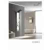 Панель VICTORIA S душевая из нержавеющей стали с форсунками Ceruttispa CT9976, цвет серебро
