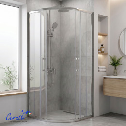 Душевое ограждение Ceruttispa ВИВА (VIVA) 90 N(90x90x195)