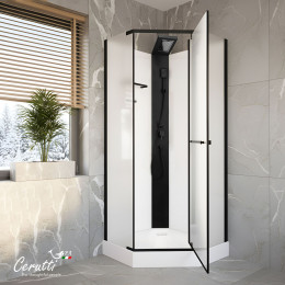 Душевая кабина Ceruttispa ЧИКА (CHIKA) 901BF (90x90x215-225)