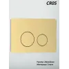 Кнопка CR05MG смыва для инсталляций Ceruttispa (матовое золото)