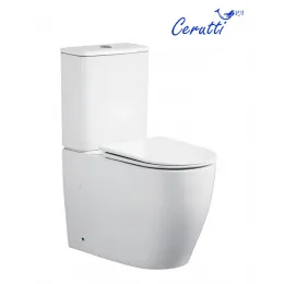 Унитаз VINCE Tornado напольный безободковый  Ceruttispa CT10373 (630х350х795)  Ceruttispa