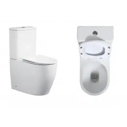 Унитаз VINCE Tornado напольный безободковый  Ceruttispa CT10373 (630х350х795)  Ceruttispa