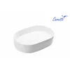 Раковина CR0055B накладная, белая, овальная 500х350х120 Ceruttispa