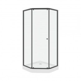 Уголок ZEP91B душевой PARLY с поддоном (90х90х197)