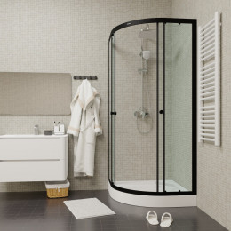 Уголок ZE911B душевой PARLY с поддоном (90х90х190)