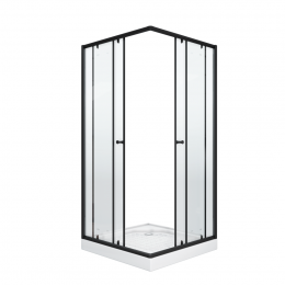 Уголок ZEQ911B душевой PARLY с поддоном (90х90х190)