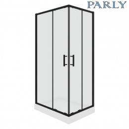 Уголок  ZQ121B  душевой PARLY с поддоном (120х80х195)