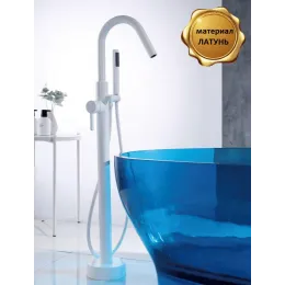 Смеситель SELLA W для отдельностоящей ванны, цвет белый, латунь BOCH MANN BM9636