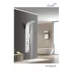 Панель VICTORIA W душевая из нержавеющей стали с форсунками Ceruttispa CT9979, цвет белый